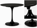Ver imagem 2 de Mesa de Jantar Saarinen Preto - Redonda 70cm - Mármore São Gabriel
