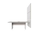 Ver imagem 4 de Mesa Reunião 2,00m X 0,90m 1cx Tomada e 3 Painéis de Tv F5 Cor:cinza