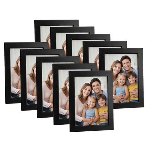 Kit 10 Porta Retrato 10x15 com Vidro Moldura para Foto