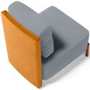 Ver imagem 7 de Poltrona Decorativa Sala Estar Living Pés Madeira Hungria L02 Couríssimo Whisky Bouclê Cinza - Lyam