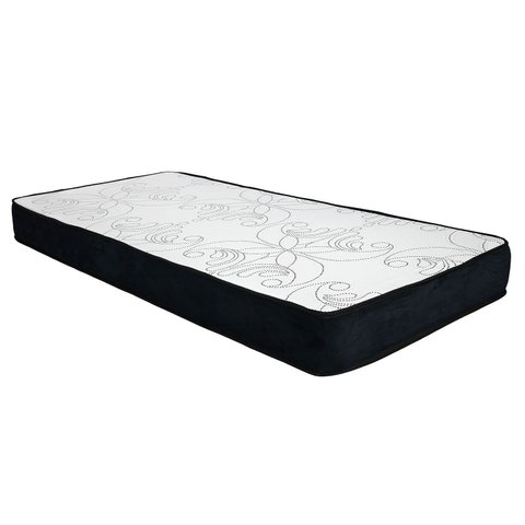 Colchão Solteiro Branco D28 Espuma Alta Densidade 17cm Conforto e Durabilidade .