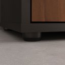 Ver imagem 5 de Sapateira de Porta Grande 18 Pares Calçado 45 Armário Madeira Preto Miran Idimex