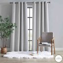 Ver imagem 1 de Cortina Dallas Semi Blackout 200x180 Branco