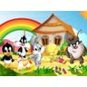 Painel de Festa Looney Tunes Baby #03 - 120x80 - 1
