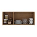 Ver imagem 4 de Armário de Cozinha Aéreo 3 Portas Multimóveis Mp2155 Rustic