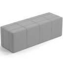 Ver imagem 4 de Kit Cabeceira Cama Box Queen 160cm com Calçadeira Roma W01 Suede Cinza - Lyam