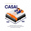 Ver imagem 7 de Conjunto Box Baú Preto Luanda Cinza Espuma D28 Casal 138x188x69 - King House