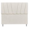 Cabeceira Solteiro 0,90m Italia Linho Bege - 3