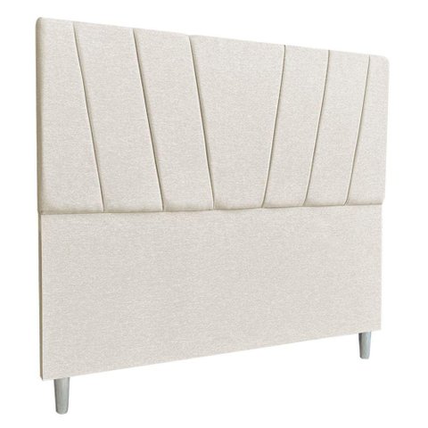 Cabeceira Solteiro 0,90m Italia Linho Bege