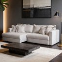 Ver imagem 5 de Sofá 3 Lugares Retrátil Reclinável para Sala de Estar 230cm Missouri K01 Veludo Bege - Lyam Decor