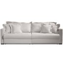 Ver imagem 3 de Sofá 3 Lugares Retrátil Reclinável para Sala de Estar 230cm Missouri K01 Veludo Bege - Lyam Decor