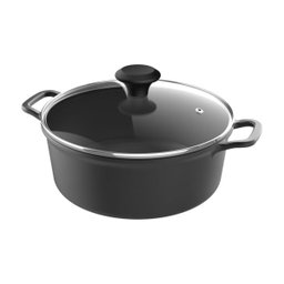 Kit 5 Panelas Fetti Alumínio Injetado Grossa Preto - 2