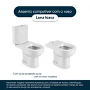 Ver imagem 3 de Tampa De Vaso Acrílico Decorada Luna Bege para Icasa 6lpf