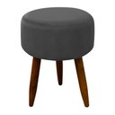 Ver imagem 1 de Puff Decorativo Redondo Pé Palito Herrero Cinza