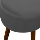 Ver imagem 4 de Puff Decorativo Redondo Pé Palito Herrero Cinza