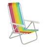 Cadeira Reclinável 4 Posições em Alumínio Arco-Íris Bel - 1