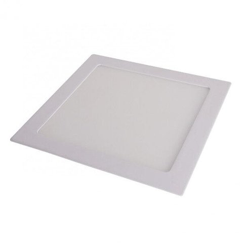 Plafon/Painel de Embutir LED Slim Quadrada 24W Luminária Teto Gesso Drywall 3000k
