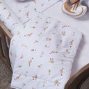 Ver imagem 2 de Edredom Dupla Face para Berço Percal 200 Fios 100% Algodão 1 Peça - Boho Safari