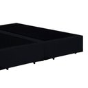Ver imagem 2 de Base Box Queen Bipartido Santo Box Suede Preto 40x158x198