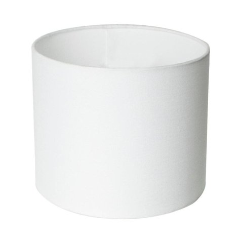 Cúpula Clássica de Abajur Luminária 15x18x18cm Tecido Algodão Soquete Nacional Ref 86