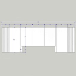 Kit Quarto Sob Medida King MDF Com Cabeceira 3,50m e 2 Mesas Cor:Prata - 6