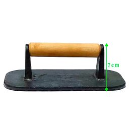 Prensador Amassador para Bife, Hambúrguer e Carne 16 X 11 Cm - 6