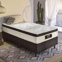 Ver imagem 2 de Cama Box Conjugado Solteirão com Colchão 98x65x198 Ibiza Gazin Cr35366 Areia-marrom