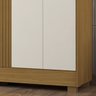Guarda Roupa Casal 6 Portas 20009 Freijo Ripado Off White PLN - 6
