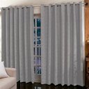 Ver imagem 1 de Cortina Jacquard 3,00 x 2,30 para sala/quarto | Admirare - Silver