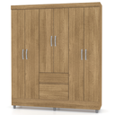 Ver imagem 1 de Guarda Roupa 6 Portas 2 Gavetas Ideal Nature Móveis Vila Rica