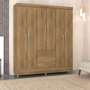 Ver imagem 2 de Guarda Roupa 6 Portas 2 Gavetas Ideal Nature Móveis Vila Rica
