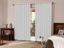 Ver imagem 1 de Cortina Blackout Tecido 3x2,3 Sala/Quarto - Branco