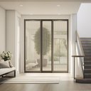 Ver imagem 5 de Pelicula Adesiva Vidro Residencial Linhas Bege e Cinza