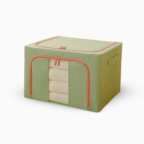 Caixa Organizadora de Roupas Multiuso Dobrável - Verde