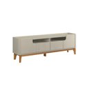 Ver imagem 1 de Rack Fl Estilo Retrô 1.80m para Tv até 75'' Cor Off White Pt