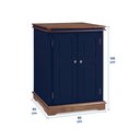 Ver imagem 5 de Balcão Adega 2 Portas 1 Gaveta 2053 Manchester Linz Móveis - Azul Petróleo