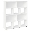 Ver imagem 1 de Estante Livreiro 10 Nichos 109x91 Cm Branco Arly