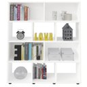 Ver imagem 2 de Estante Livreiro 10 Nichos 109x91 Cm Branco Arly