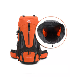 Mochila Trilha Camping Caminhada Viagem Confort 60L:Roxo - 9