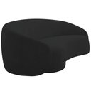 Ver imagem 6 de Sofá 3 Lugares 200cm Orgânico Luxo Recepção Amore Linho Preto - Amarena Móveis