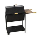 Ver imagem 3 de Churrasqueira Parrilla Bafo Grande com Rodas Brasa Forte Preta