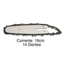 Ver imagem 7 de Corrente de Mini Motosserra Reposiçao Metal 4 Polegadas 14 Dentes Corta Bambu Madeira Resistente Fer
