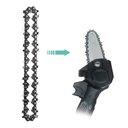 Ver imagem 1 de Corrente de Mini Motosserra Reposiçao Metal 4 Polegadas 14 Dentes Corta Bambu Madeira Resistente Fer