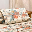 Ver imagem 2 de Jogo de Cama Lençol Casal Colonial Percal 300 Fios 4 Peças - Laranja