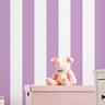 Papel de Parede Listrado Faixa Lilás Quarto Adesivo 3 mts - 3