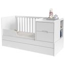Ver imagem 7 de Quarto de Bebê 2 Portas Tutto New com Berço Multifuncional Formare Branco Acetinado - Matic