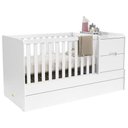 Ver imagem 6 de Quarto de Bebê 2 Portas Tutto New com Berço Multifuncional Formare Branco Acetinado - Matic