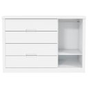 Ver imagem 5 de Quarto de Bebê 2 Portas Tutto New com Berço Multifuncional Formare Branco Acetinado - Matic