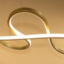Ver imagem 6 de Lustre Arco Infinito 3 em 1 Led Pendente Sala de Jantar Hall de Entrada Recepçao Restaurante Decoraç