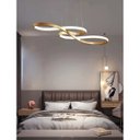 Ver imagem 2 de Lustre Arco Infinito 3 em 1 Led Pendente Sala de Jantar Hall de Entrada Recepçao Restaurante Decoraç